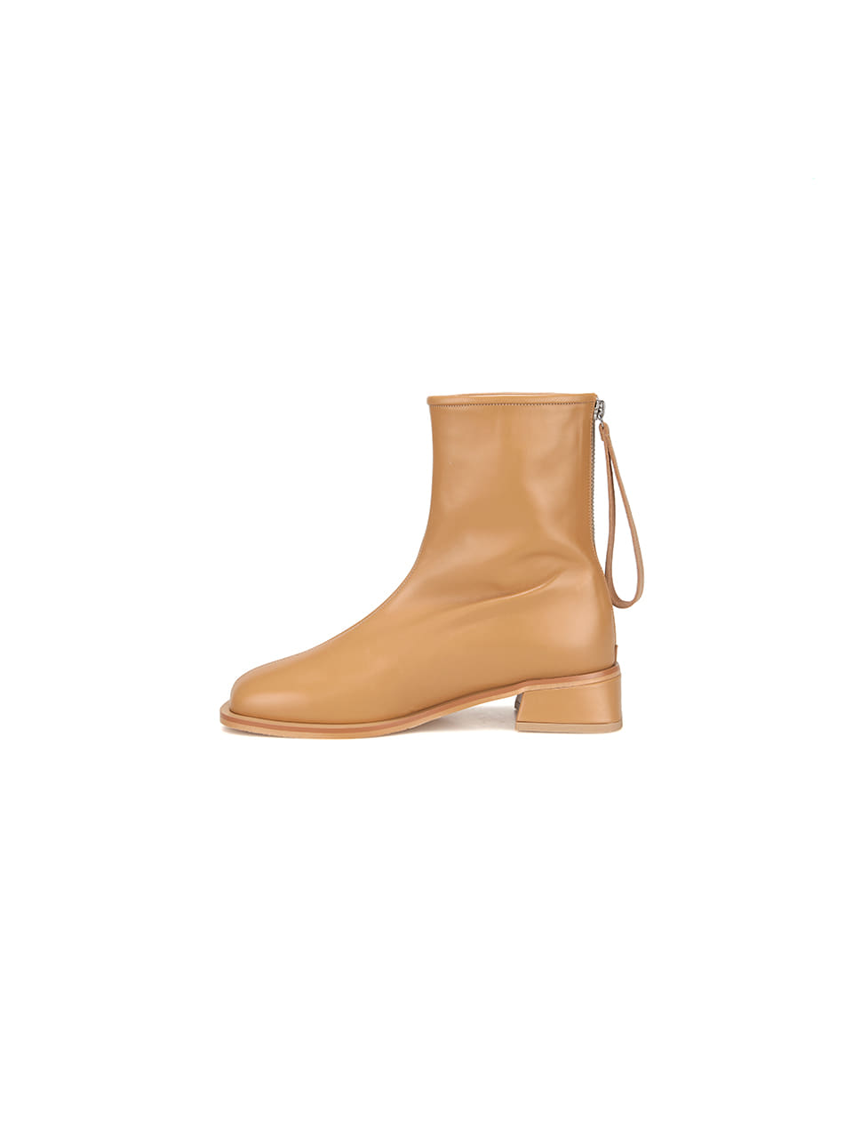 Zip Ankle Boots_21519_camelbeige