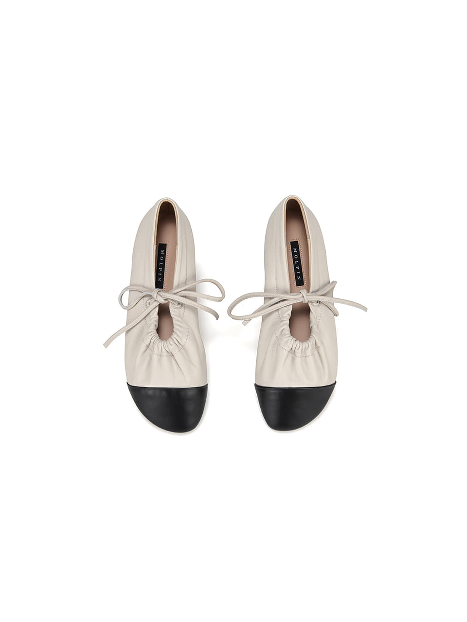 Combi Ballerina Shoes_22029_ivory