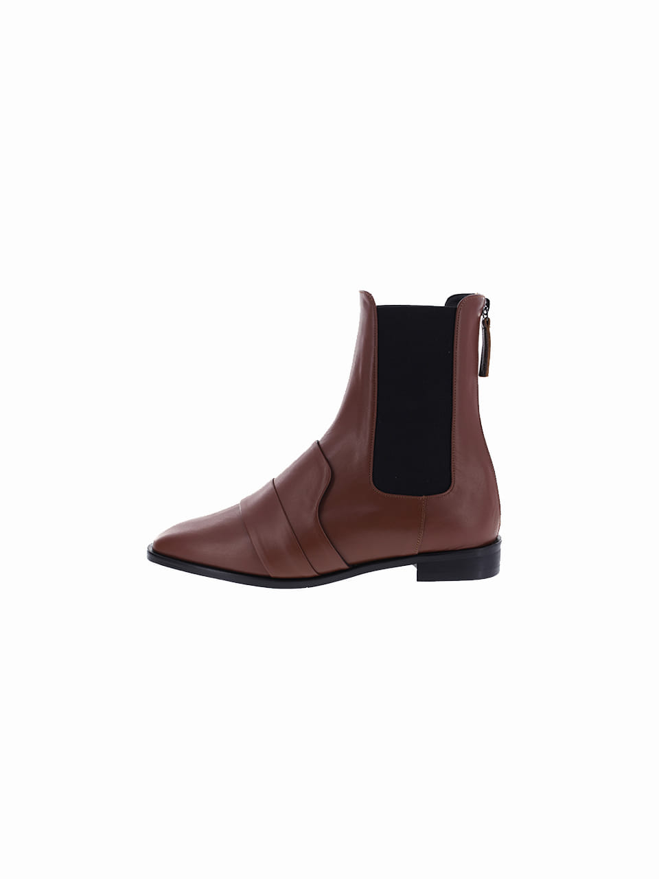 Ankle lock chelsea high boots_brown_8674