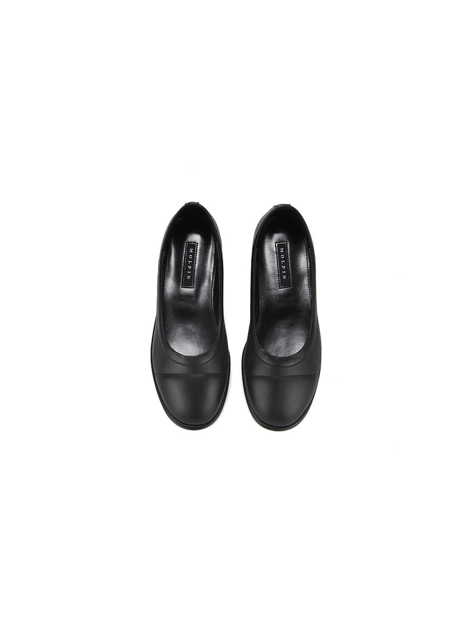 Round Flat Shoes_21501_black